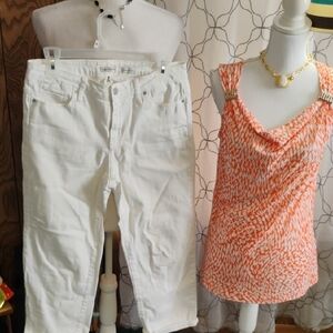 Calvin Klein Jeans & Susan Graver Top